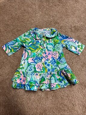 Lilly Pulitzer, long sleeve polo shirt